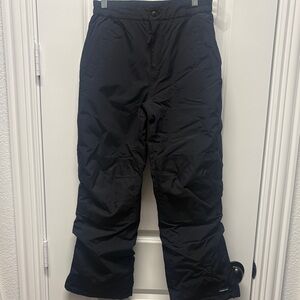 Lands' End Navy Insulated Snow Pants
